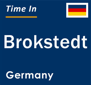 Current local time in Brokstedt, Germany