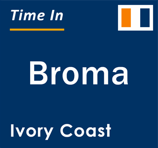 Current local time in Broma, Ivory Coast