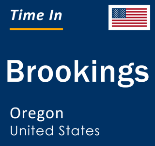 Current local time in Brookings, Oregon, United States