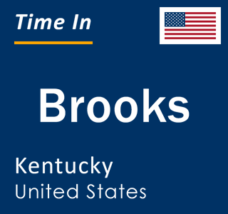 Current local time in Brooks, Kentucky, United States