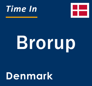 Current local time in Brorup, Denmark