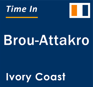 Current local time in Brou-Attakro, Ivory Coast