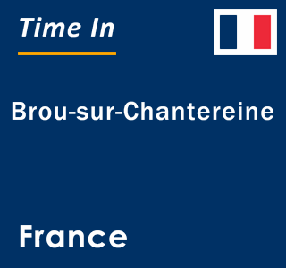 Current local time in Brou-sur-Chantereine, France