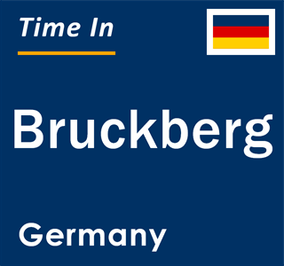 Current local time in Bruckberg, Germany