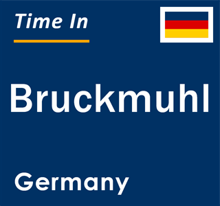 Current local time in Bruckmuhl, Germany