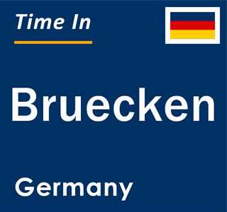 Current local time in Bruecken, Germany