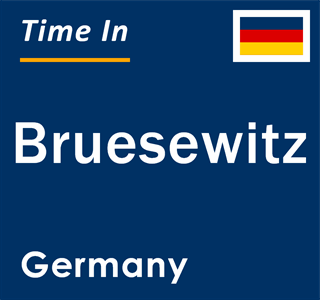 Current local time in Bruesewitz, Germany