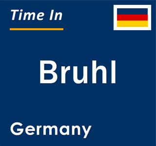 Current local time in Bruhl, Germany