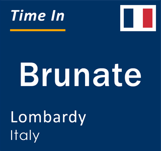 Current local time in Brunate, Lombardy, Italy