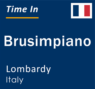 Current local time in Brusimpiano, Lombardy, Italy