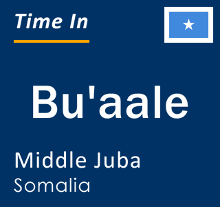 Current local time in Bu'aale, Middle Juba, Somalia