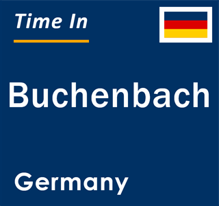 Current local time in Buchenbach, Germany