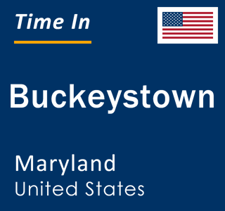 Current local time in Buckeystown, Maryland, United States