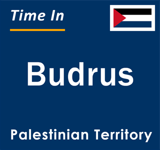 Current local time in Budrus, Palestinian Territory