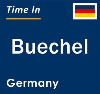 Current local time in Buechel, Germany