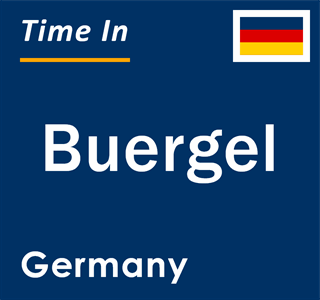 Current local time in Buergel, Germany