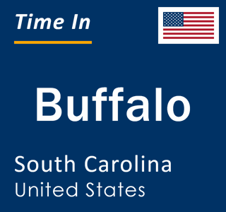 Current local time in Buffalo, South Carolina, United States