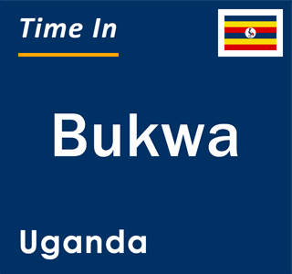 Current local time in Bukwa, Uganda