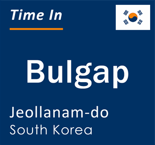 Current local time in Bulgap, Jeollanam-do, South Korea