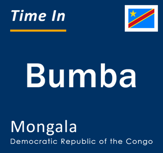 Current local time in Bumba, Mongala, Democratic Republic of the Congo