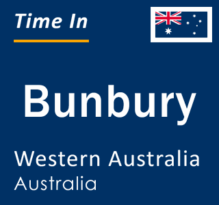 Current local time in Bunbury, Western Australia, Australia