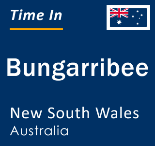 Current local time in Bungarribee, New South Wales, Australia