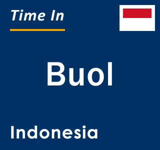 Current local time in Buol, Indonesia