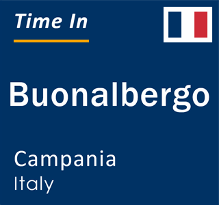 Current local time in Buonalbergo, Campania, Italy