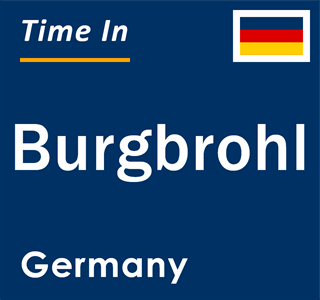 Current local time in Burgbrohl, Germany