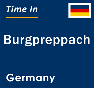 Current local time in Burgpreppach, Germany