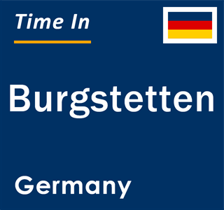 Current local time in Burgstetten, Germany