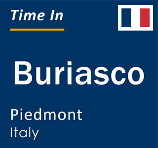 Current local time in Buriasco, Piedmont, Italy