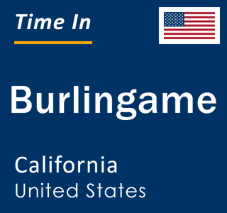 Current local time in Burlingame, California, United States