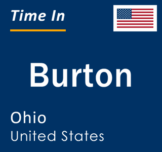 Current local time in Burton, Ohio, United States