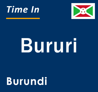 Current local time in Bururi, Burundi