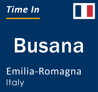 Current local time in Busana, Emilia-Romagna, Italy