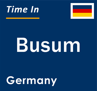 Current local time in Busum, Germany