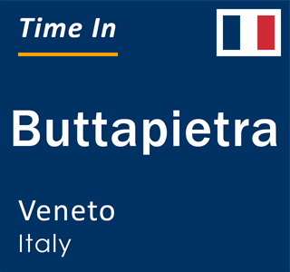 Current local time in Buttapietra, Veneto, Italy