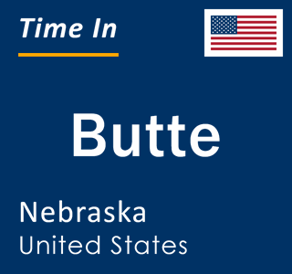 Current local time in Butte, Nebraska, United States