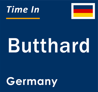 Current local time in Butthard, Germany