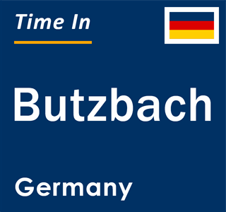 Current local time in Butzbach, Germany