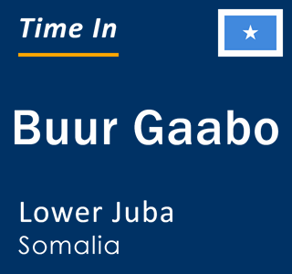 Current local time in Buur Gaabo, Lower Juba, Somalia