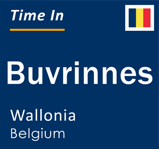 Current local time in Buvrinnes, Wallonia, Belgium