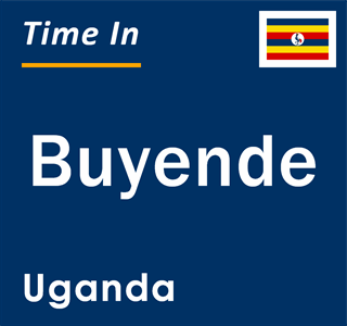 Current local time in Buyende, Uganda