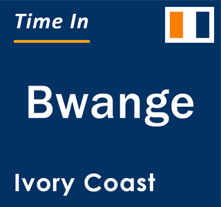 Current local time in Bwange, Ivory Coast