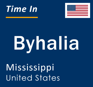 Current local time in Byhalia, Mississippi, United States