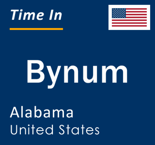 Current local time in Bynum, Alabama, United States