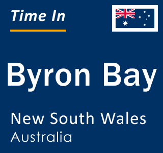 Current local time in Byron Bay, New South Wales, Australia