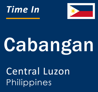 Current local time in Cabangan, Central Luzon, Philippines