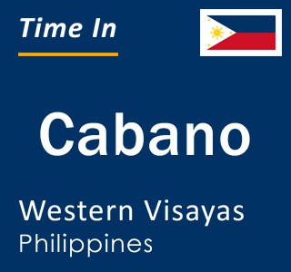 Current local time in Cabano, Western Visayas, Philippines